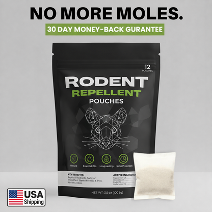 Place These Pouches Anywhere Rodents Hide And Watch Them Disappear.