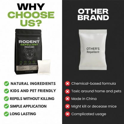 Place These Pouches Anywhere Rodents Hide And Watch Them Disappear.