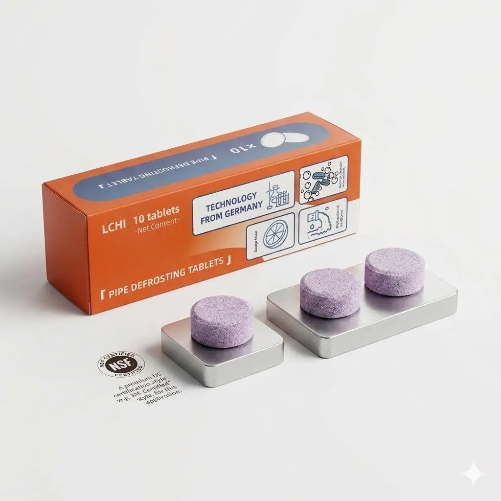 Magic Foaming Drain Tablets | Watch Stubborn Gunk Dissolve Instantly! 🌪️