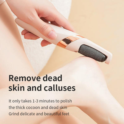 ✨ Professional Electric Foot File: Erase Cracked Heels & Get Baby-Soft Feet in Seconds 🦶