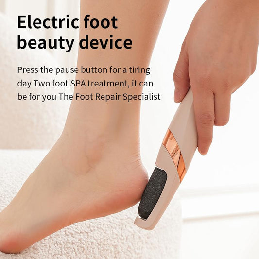 ✨ Professional Electric Foot File: Erase Cracked Heels & Get Baby-Soft Feet in Seconds 🦶