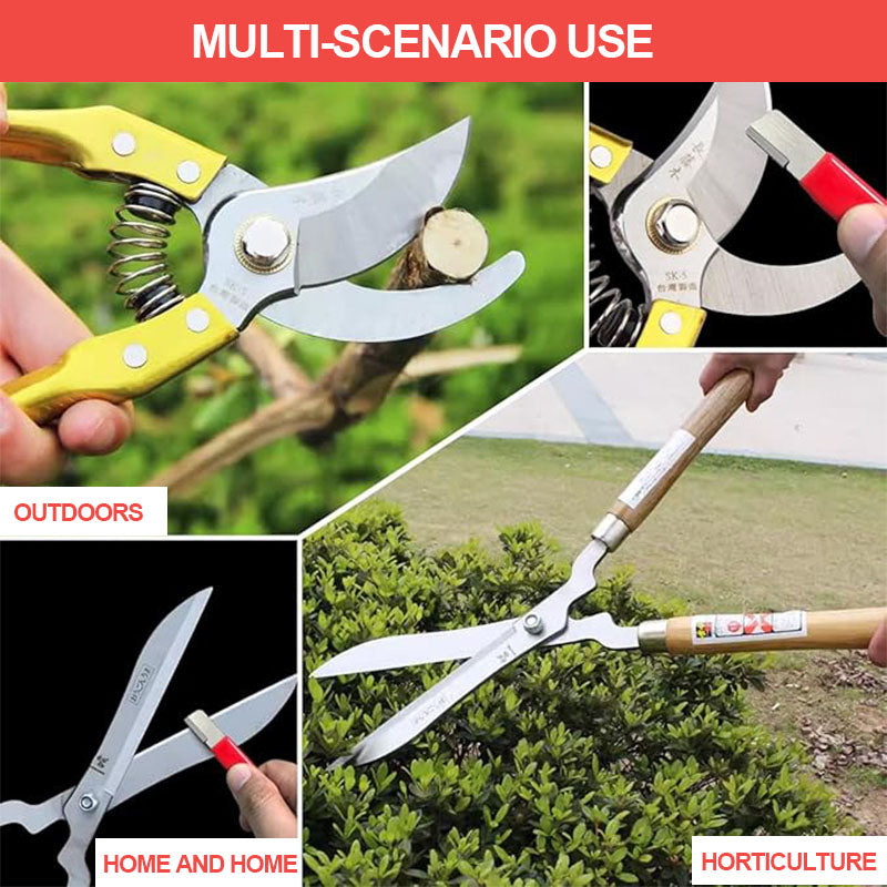 Multi-Purpose Handheld Knife & Tool Sharpener – Compact Sharpener for Kitchen, Garden & Everyday Blades
