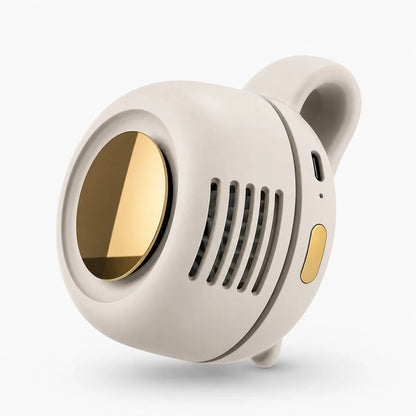 No-Sweat Wearable Cooling Fan | Ultralight 360° Clip-On AC to Save Your Makeup ✨