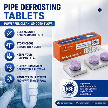 Magic Foaming Drain Tablets | Watch Stubborn Gunk Dissolve Instantly! 🌪️