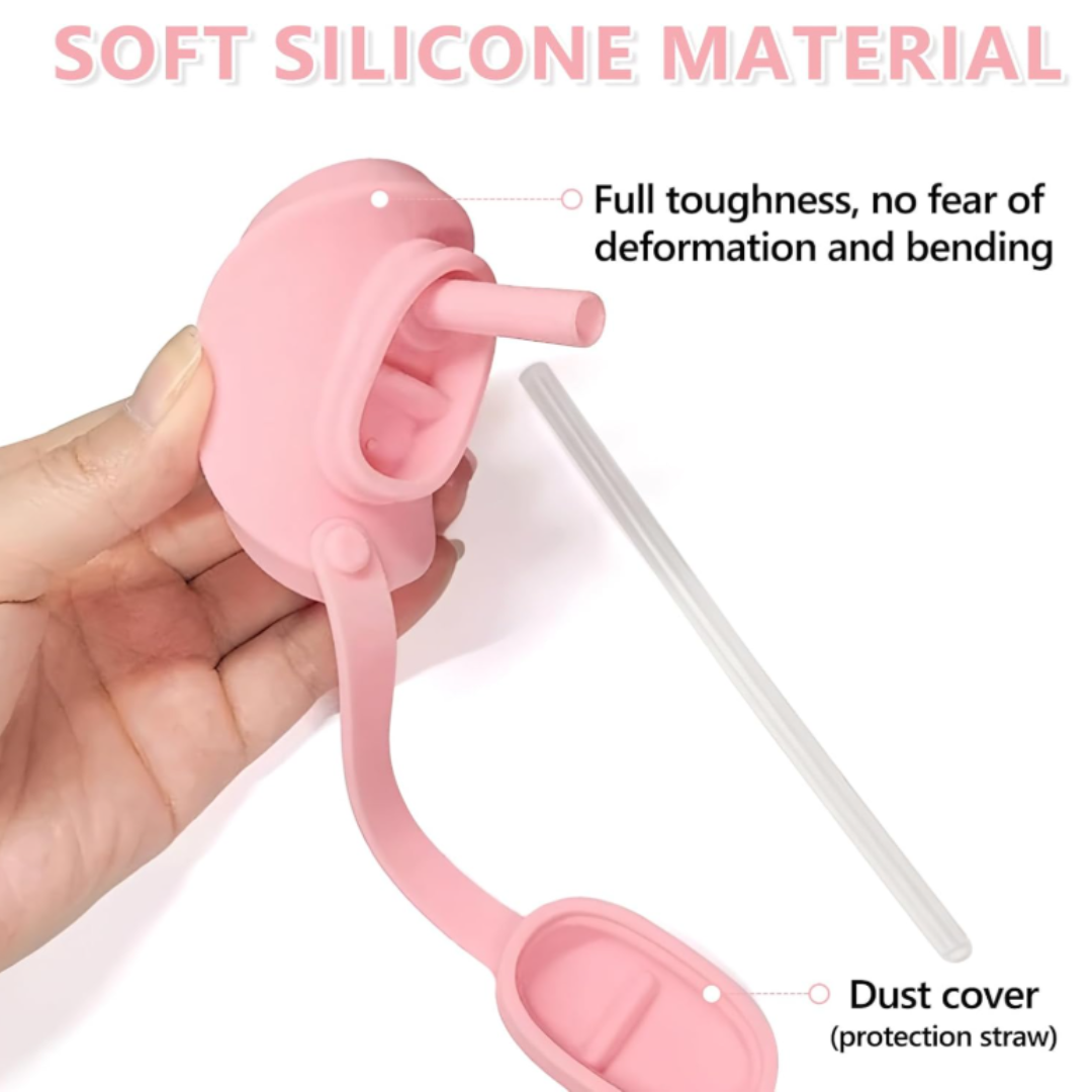 🔥Anti-Dust Silicone Soda Can Lids | Spill-Proof Straw Protector for Stanley Cups