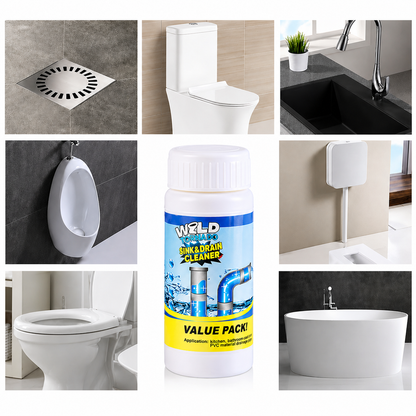 🏆 Instant Foaming Drain Clog Remover (Dissolves Hair & Grease)