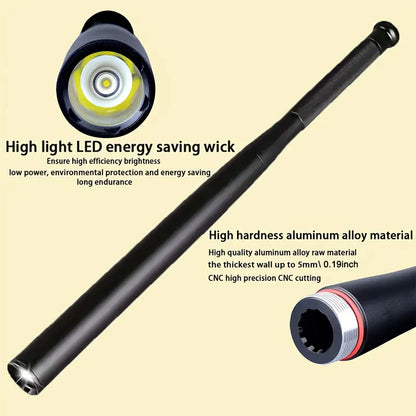 🔦🔥LED Flashlight Baseball Baton For Self Defense & Night Safety
