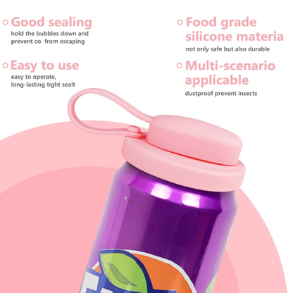🔥Anti-Dust Silicone Soda Can Lids | Spill-Proof Straw Protector for Stanley Cups
