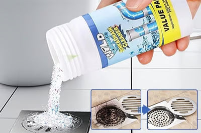 🏆 Instant Foaming Drain Clog Remover (Dissolves Hair & Grease)