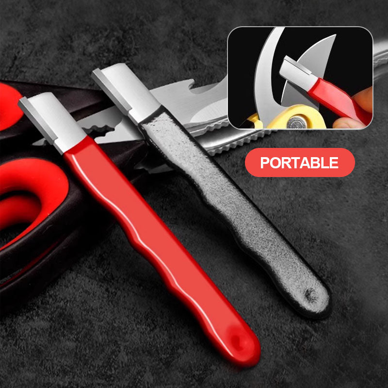 Multi-Purpose Handheld Knife & Tool Sharpener – Compact Sharpener for Kitchen, Garden & Everyday Blades