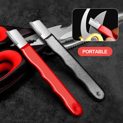 Multi-Purpose Handheld Knife & Tool Sharpener – Compact Sharpener for Kitchen, Garden & Everyday Blades