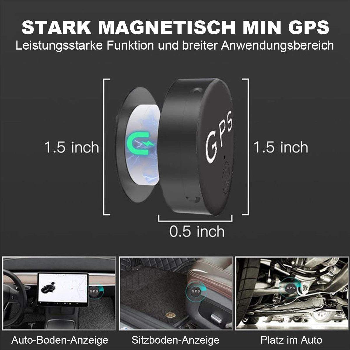 Seurico™ PROMAX EasyFind Mini magnetischer GPS-Tracker 📌
