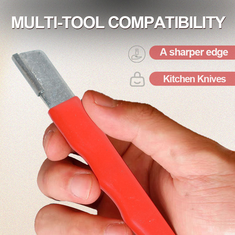 Multi-Purpose Handheld Knife & Tool Sharpener – Compact Sharpener for Kitchen, Garden & Everyday Blades