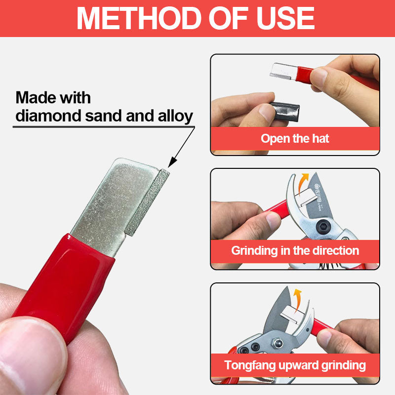 Multi-Purpose Handheld Knife & Tool Sharpener – Compact Sharpener for Kitchen, Garden & Everyday Blades