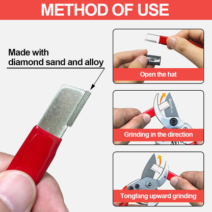 Multi-Purpose Handheld Knife & Tool Sharpener – Compact Sharpener for Kitchen, Garden & Everyday Blades