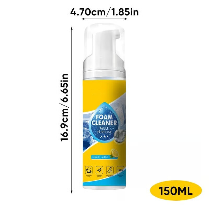 ✨ No-Rinse Foam Cleaner – Spray, Wipe & Refresh