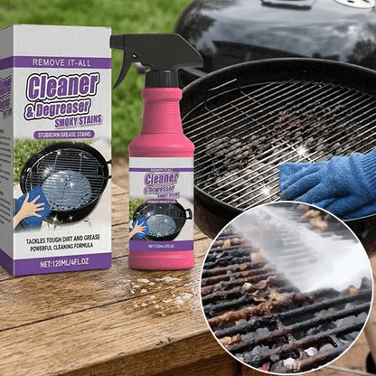 🔥 Heavy-Duty Grill Degreaser Spray | Melt Baked-On Grease Instantly