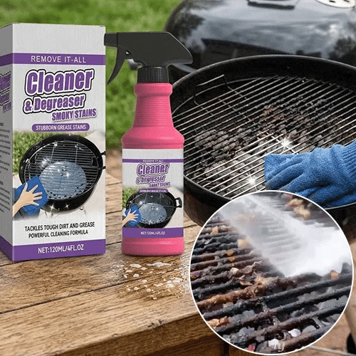 🔥 Heavy-Duty Grill Degreaser Spray | Melt Baked-On Grease Instantly