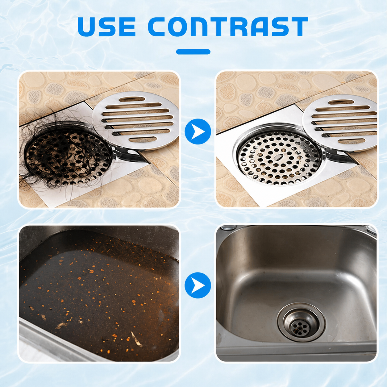 🏆 Instant Foaming Drain Clog Remover (Dissolves Hair & Grease)