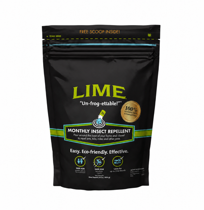 First Saturday Lime™ Monthly Insect Repellent | Maximum Strength Yard & Coop Protection