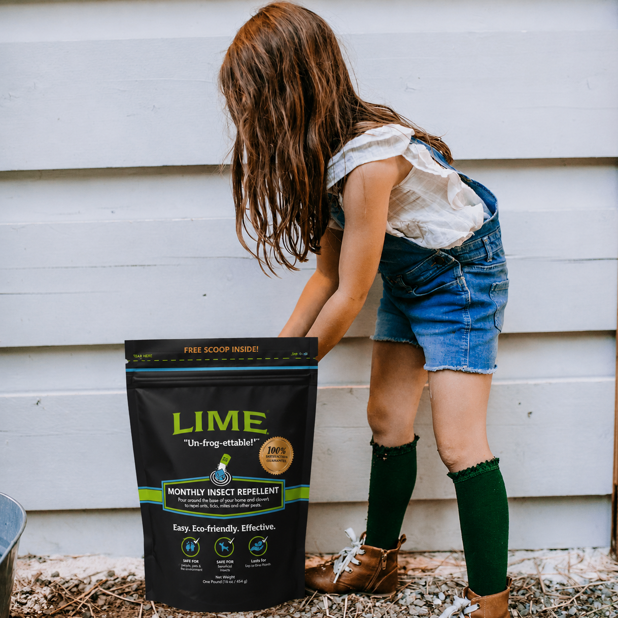 First Saturday Lime™ Monthly Insect Repellent | Maximum Strength Yard & Coop Protection