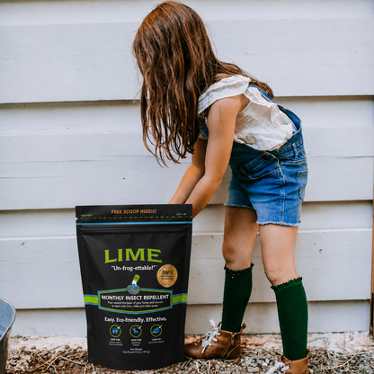 First Saturday Lime™ Monthly Insect Repellent | Maximum Strength Yard & Coop Protection
