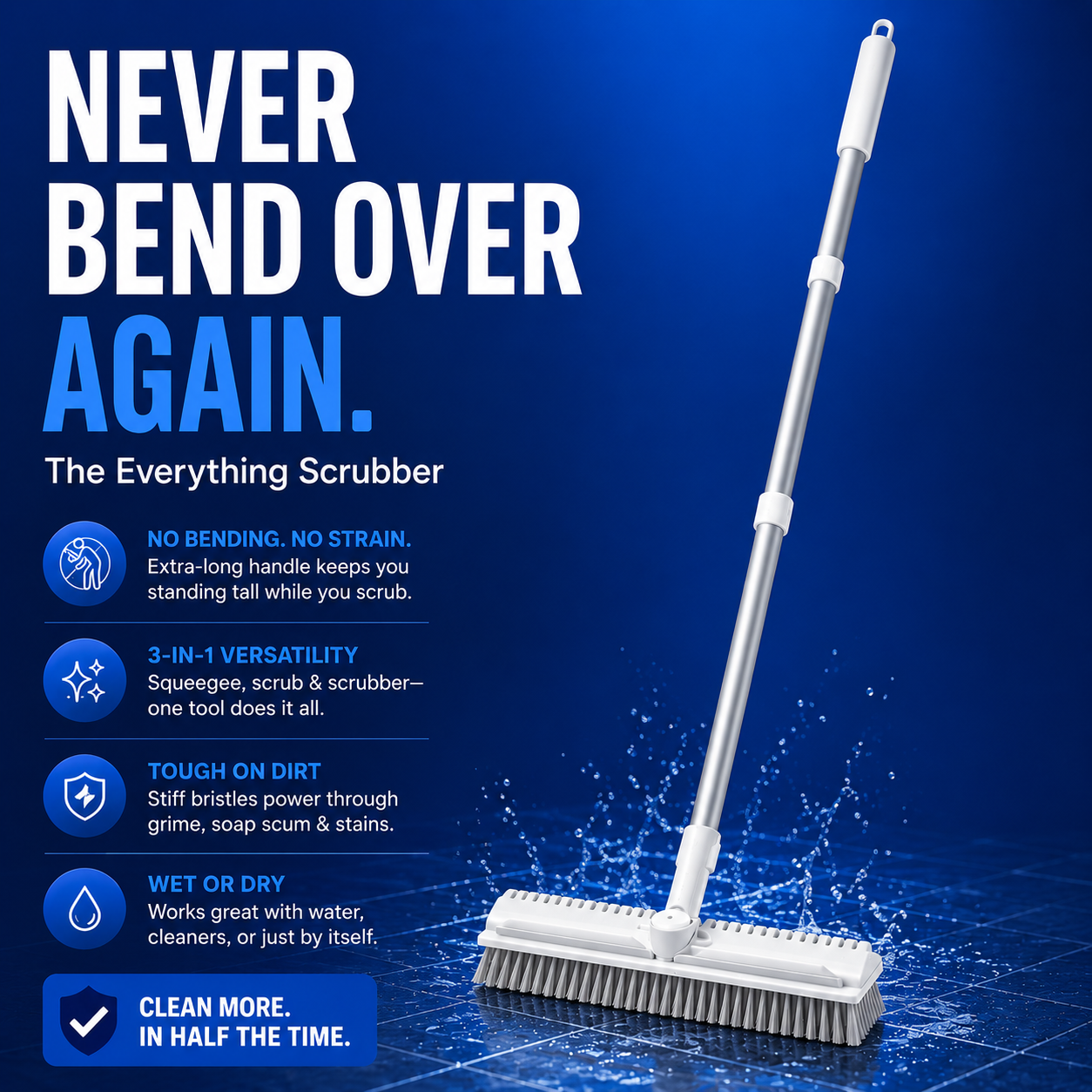 Save Money On Cleaning Tools 3-In-1 Cleaning System