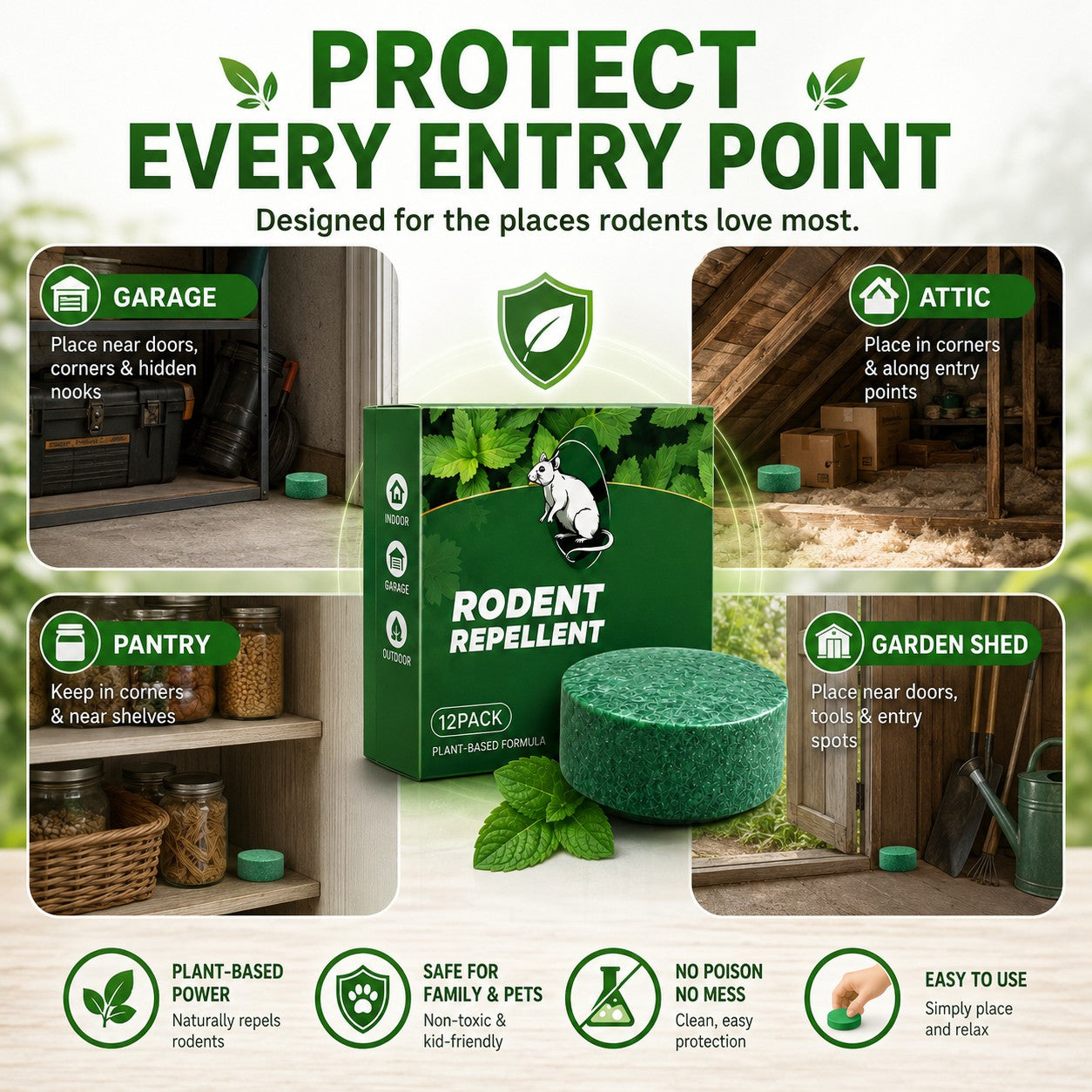 Get Rid of Rats & Mice — Without Poison, Traps, or Chemicals