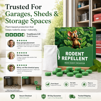 Natural Rodent Repellent Balls