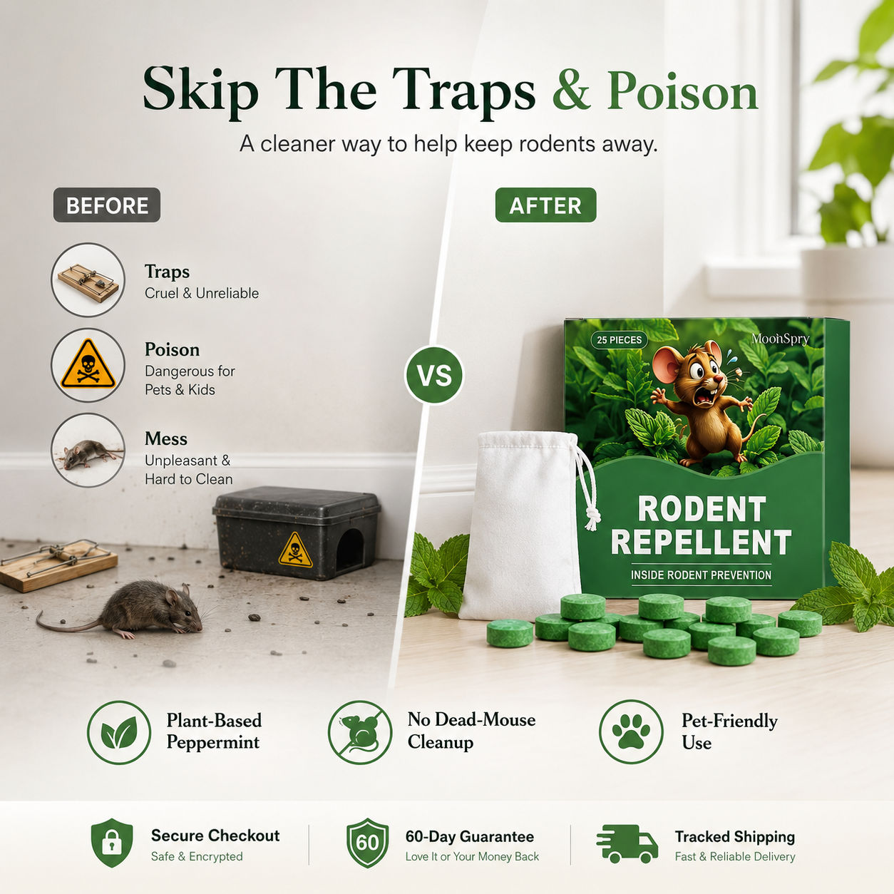 Natural Rodent Repellent Balls