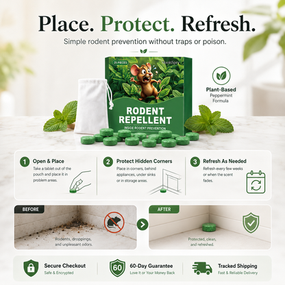 Natural Rodent Repellent Balls