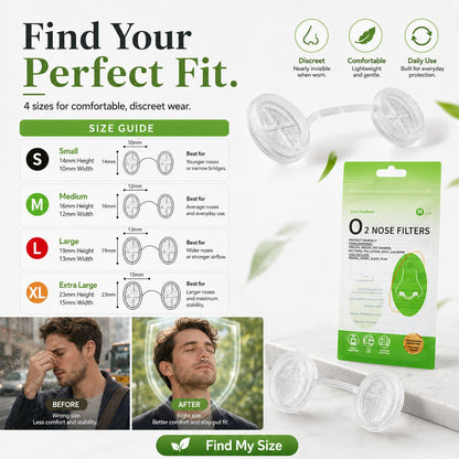 Invisible Nose Filters — Block Heavy Dust. No Sweaty Masks. Work & Breathe Easy
