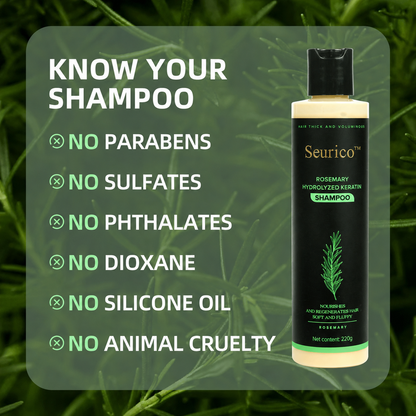 Seurico™ Rosemary Shampoo | Hair Growth & Anti-Dandruff Scalp Treatment