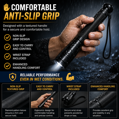 🔦🔥LED Flashlight Baseball Baton For Self Defense & Night Safety