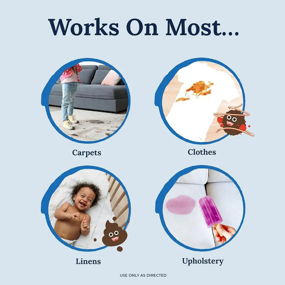 ✨ Instant Miracle Stain Eraser: Rescue Ruined Clothes & Carpets in Seconds