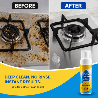 ✨ No-Rinse Foam Cleaner – Spray, Wipe & Refresh