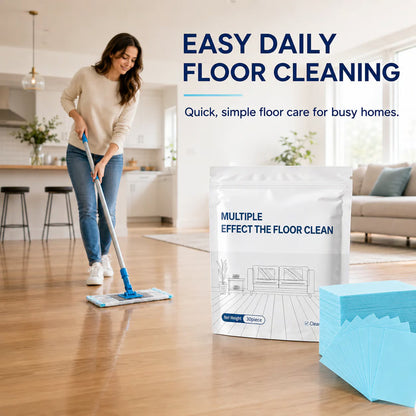 🔥Multi-Surface Floor Cleaning Sheets | Antibacterial & Streak-Free (30-Pack)