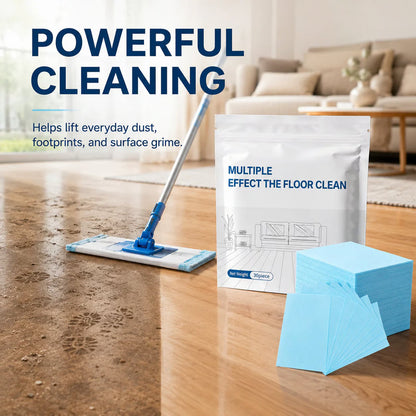 🔥Multi-Surface Floor Cleaning Sheets | Antibacterial & Streak-Free (30-Pack)