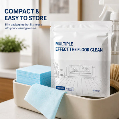 🔥Multi-Surface Floor Cleaning Sheets | Antibacterial & Streak-Free (30-Pack)