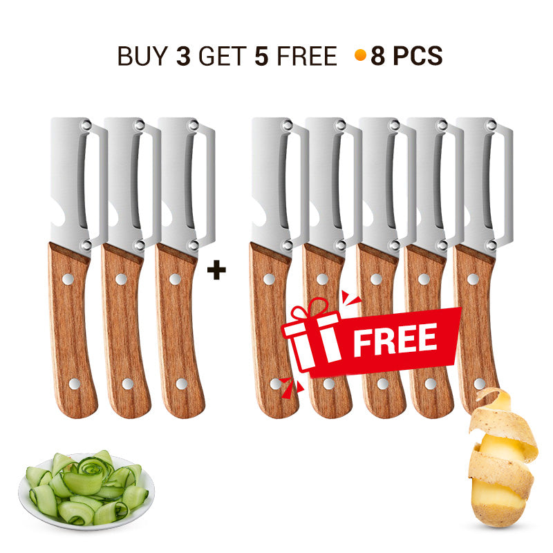 ✨ 3-in-1 Multi-Functional Vegetable Peeler | Prep Veggies 2X Faster