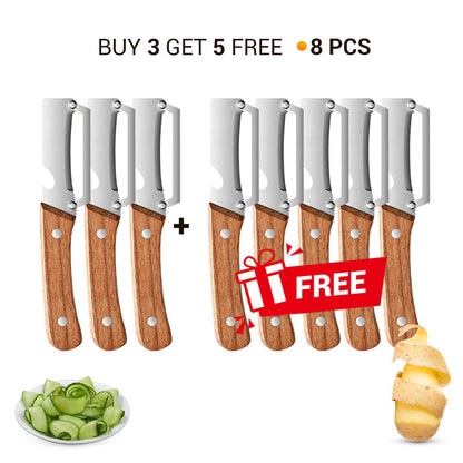 ✨ 3-in-1 Multi-Functional Vegetable Peeler | Prep Veggies 2X Faster