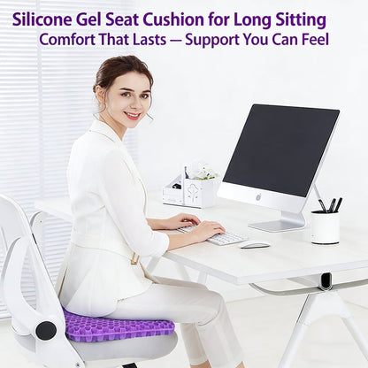 ✨ Ergonomic Silicone Seat Cushion – Relief You Can Feel
