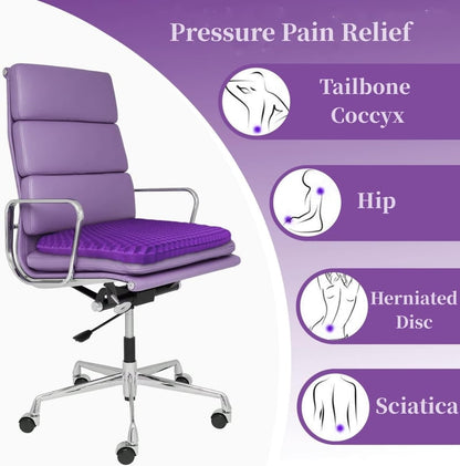 ✨ Ergonomic Silicone Seat Cushion – Relief You Can Feel