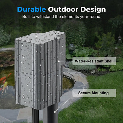 🥳 HOT SALE 2026 🥳 💞 50,000+ SOLD! Solar Fish Pond Aerator with Air Pump for Ponds Outdoor