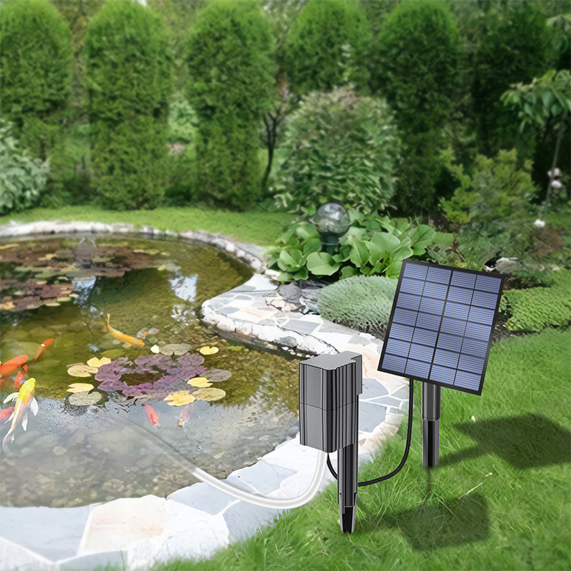 🥳 HOT SALE 2026 🥳 💞 50,000+ SOLD! Solar Fish Pond Aerator with Air Pump for Ponds Outdoor