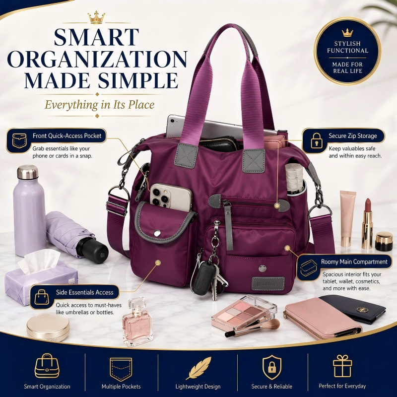 Large Capacity Waterproof Tote Bag for Women