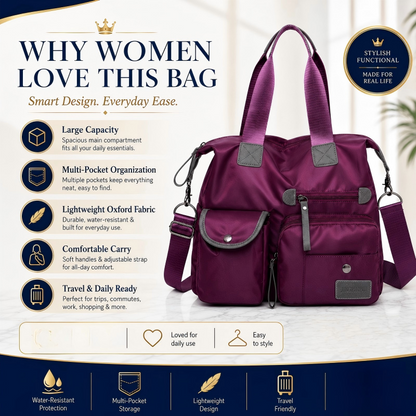 Large Capacity Waterproof Tote Bag for Women