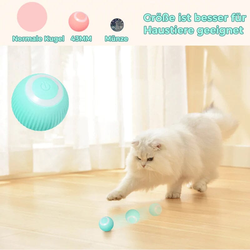 Smart Electric Spinning Cat Toy Ball und Pink Hunting Set