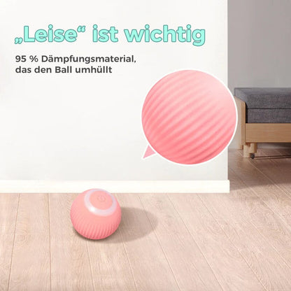 Smart Electric Spinning Cat Toy Ball und Pink Hunting Set
