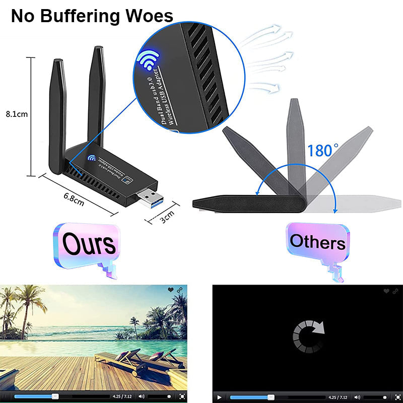 WiFi Adapter Plug and Play 📶